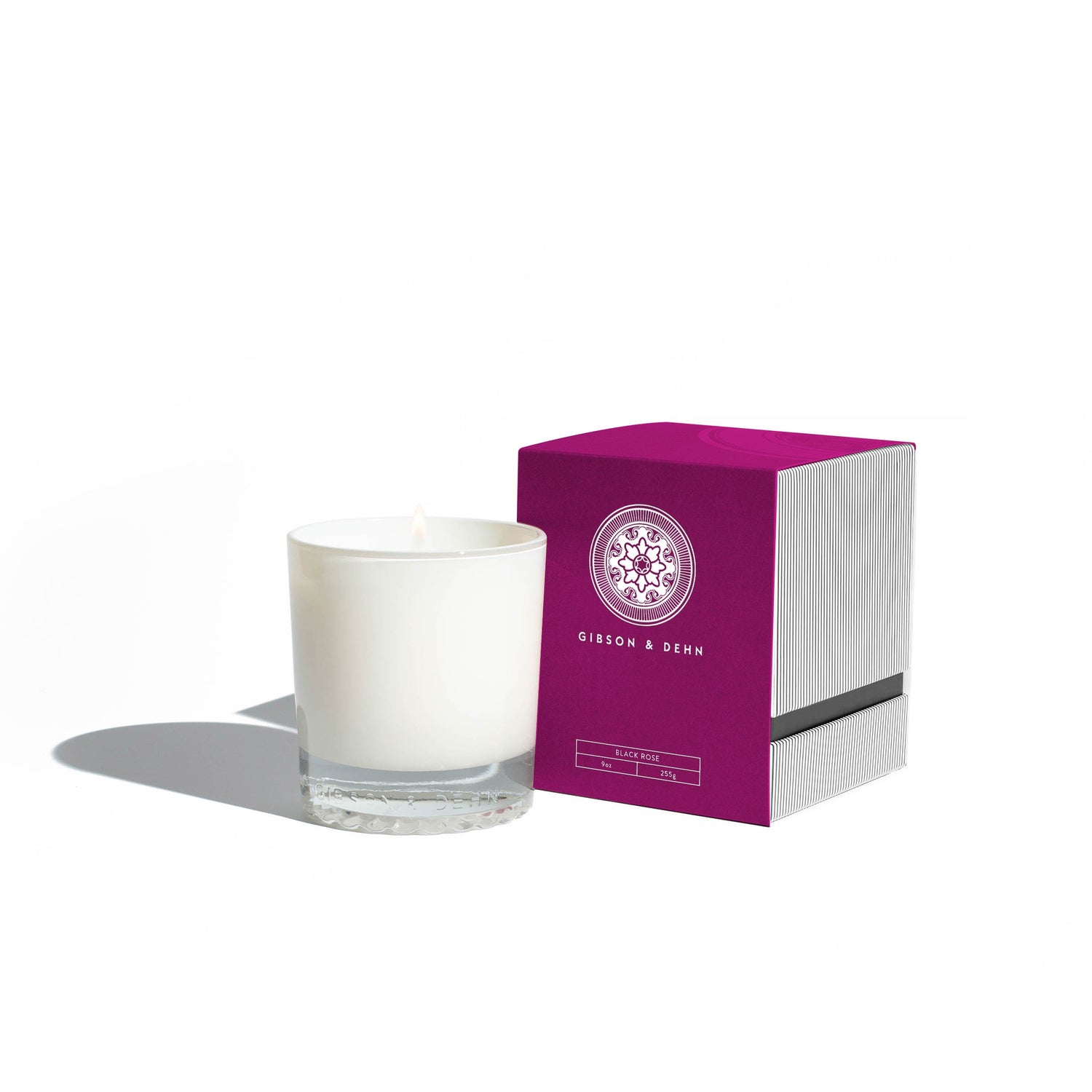 BLACK ROSE | Single Wick Candle