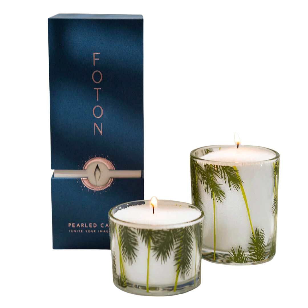Foton® Pearled Candle - Mellow Mocha